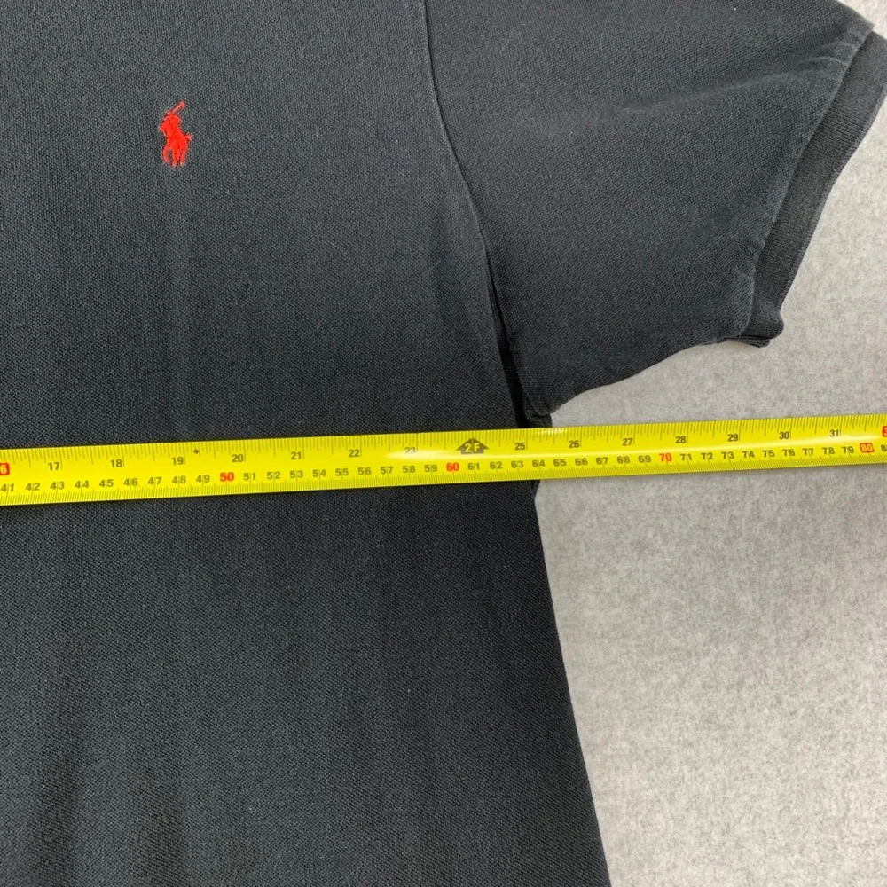 Polo Ralph Lauren Polo Shirt Mens 2XB Black Short Sleeve Pique MSRP‎ $118